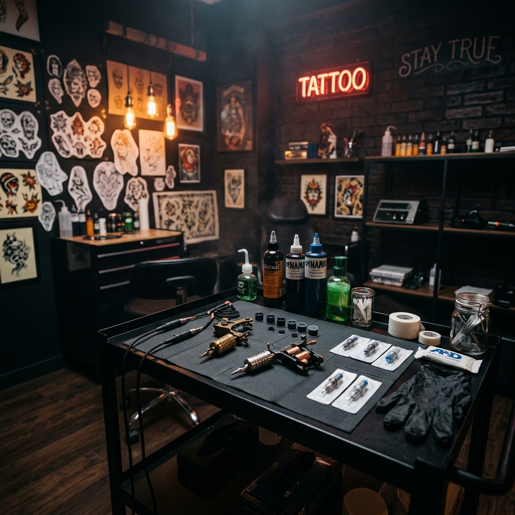 Golden Ink Tattoo Studio atölyesi